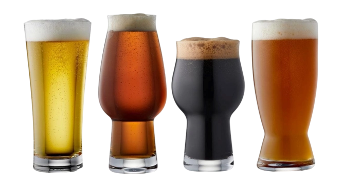 Lyngby - Beer Glass Assorted 4/St - Limolin 