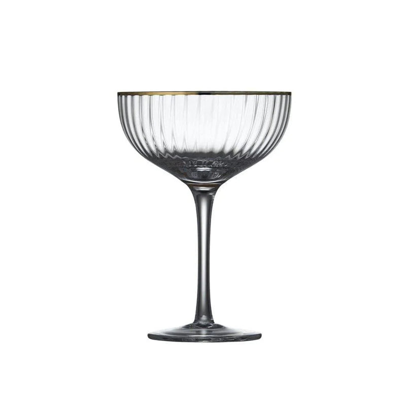 Lyngby - Palermo Cocktail Glass Gold 4/St 315ml/105oz - Limolin 