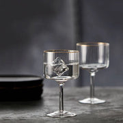 Lyngby - Palermo Gin & Tonic Glass Gold 4/St 320ml/11oz - Limolin 