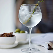 Lyngby - Palermo Gin & Tonic Glass Gold 4/St 650ml/22oz - Limolin 