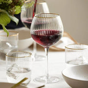 Lyngby - Palermo Gin & Tonic Glass Gold 4/St 650ml/22oz - Limolin 