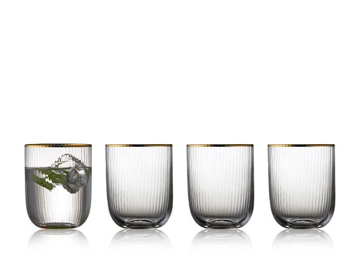Lyngby - Palermo Tumbler Gold 4/St 350ml/12oz - Limolin 