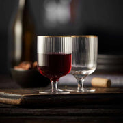 Lyngby - Palermo Wine Glass Gold 4/St 300ml/10oz - Limolin 
