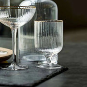 Lyngby - Palermo Wine Glass Gold 4/St 300ml/10oz - Limolin 