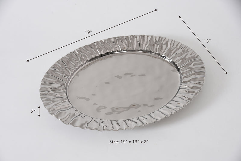 Pampa Bay - Grand plat de service Mascali Argento