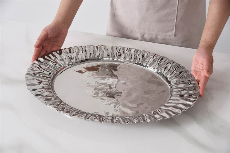 Pampa Bay - Grand plat de service Mascali Argento