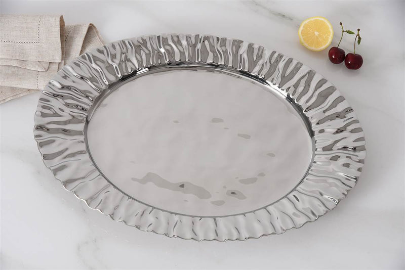Pampa Bay - Grand plat de service Mascali Argento