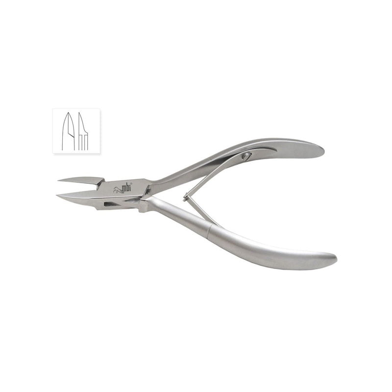 MBI - 214 Ultra Fine Pointed Ingrown Nail Nipper 4.5 Inches (Non-Refundable) - Limolin 