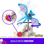MEGA - Pokemon - Building Toy Kit Zubat's Midnight Flight (61 Pieces) For Kids - Limolin 