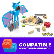 MEGA - Pokemon - Building Toy Kit Zubat's Midnight Flight (61 Pieces) For Kids - Limolin 