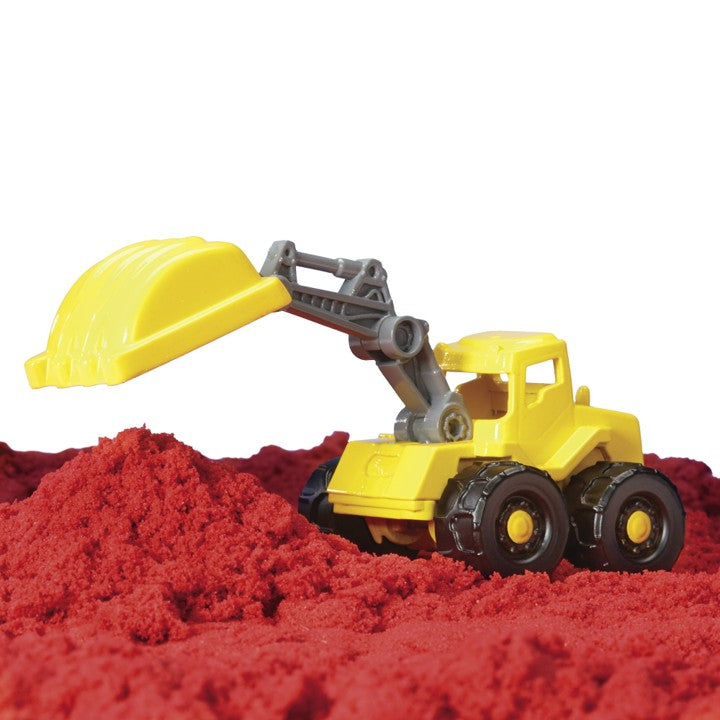Wonder Factory - Never-Dry Sand Construction Truck - Excavator - construction play detail