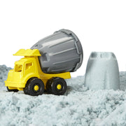 Wonder Factory - Never-Dry Sand Construction Truck - Cement Mixer - construction play detail
