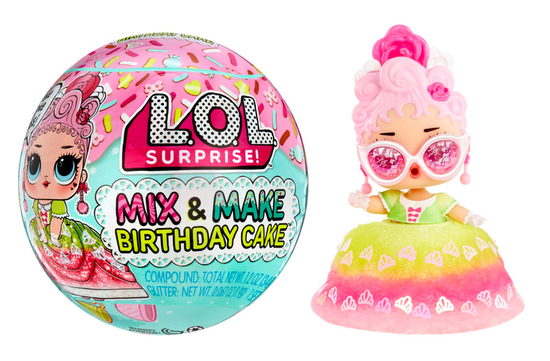 MGA Games - LOL Surprise - Mix & Make Birthday Cake Tots - Asst - Limolin 