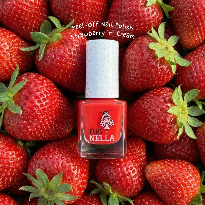 Miss Nella - Peel Off Nail Polish - Strawberry'n'Cream