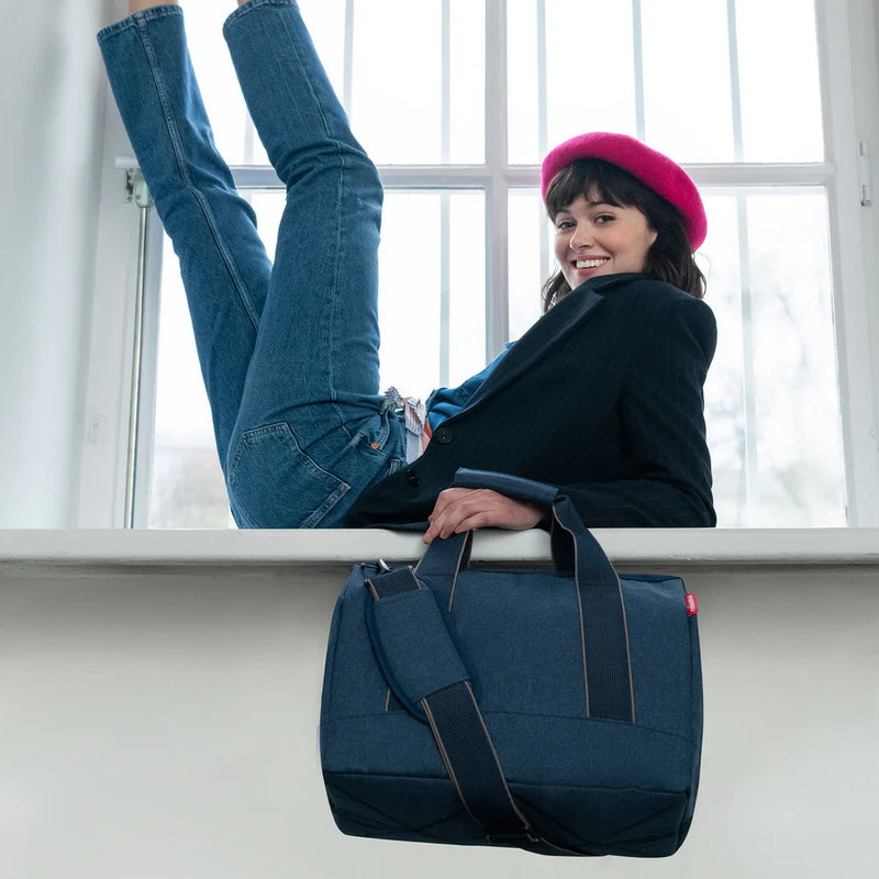 REISENTHEL - ALLROUNDER Medium Herringbone-Dark-Blue