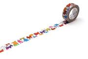 MT TAPES - Washi Tape 15mmx7m Colorful Dog - Limolin 