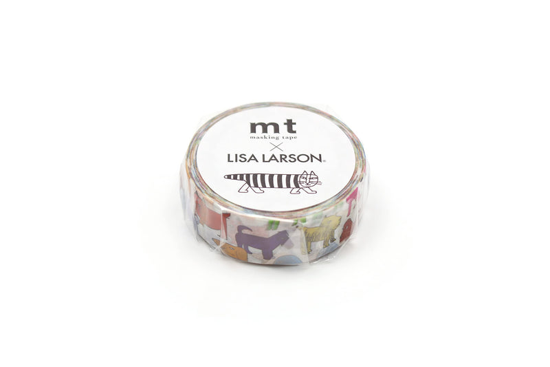 MT TAPES - Washi Tape 15mmx7m Colorful Dog - Limolin 