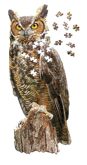 Madd Capp Puzzles - I Am Great Horned Owl (300 Pc) - Limolin 