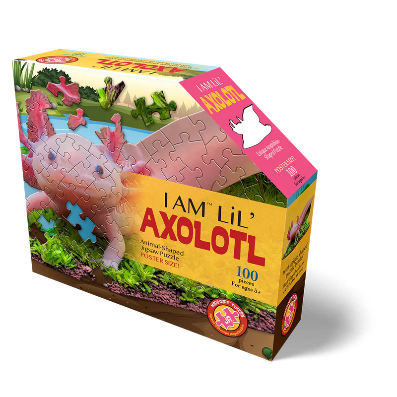 Madd Capp Puzzles - I Am Lil' Axolotl (100 Pc) - Limolin 