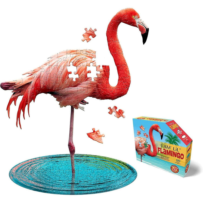 Madd Capp Puzzles - I Am Lil Flamingo (100-Piece Puzzle) - Limolin 