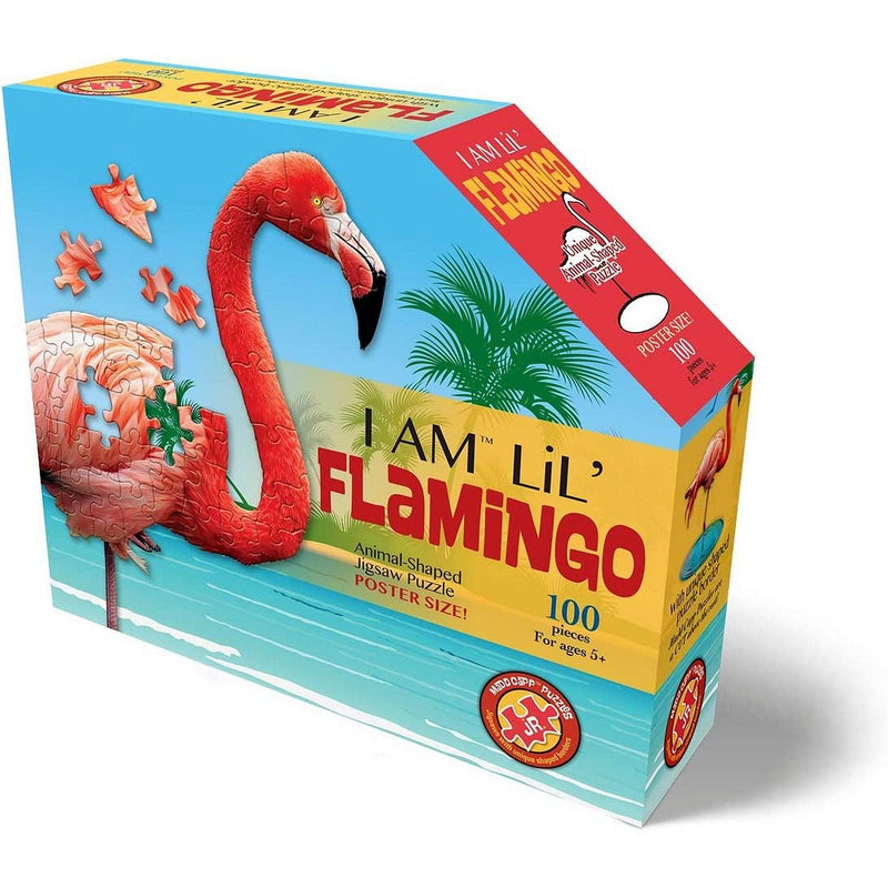 Madd Capp Puzzles - I Am Lil Flamingo (100-Piece Puzzle) - Limolin 