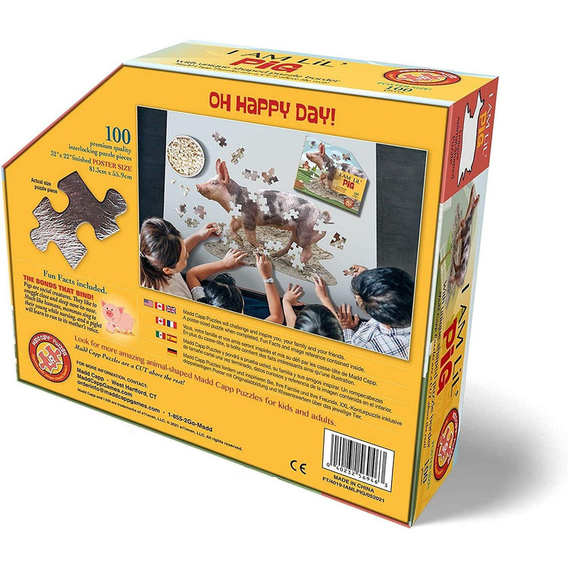 Madd Capp Puzzles - I Am Lil Pig (100-Piece Puzzle) - Limolin 