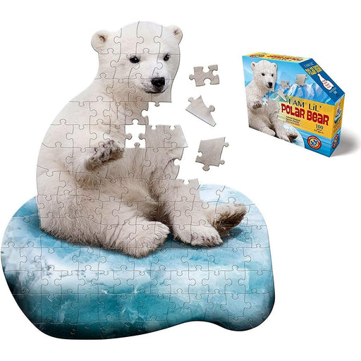 Madd Capp Puzzles - I Am Lil Polar Bear (100-Piece Puzzle) - Limolin 
