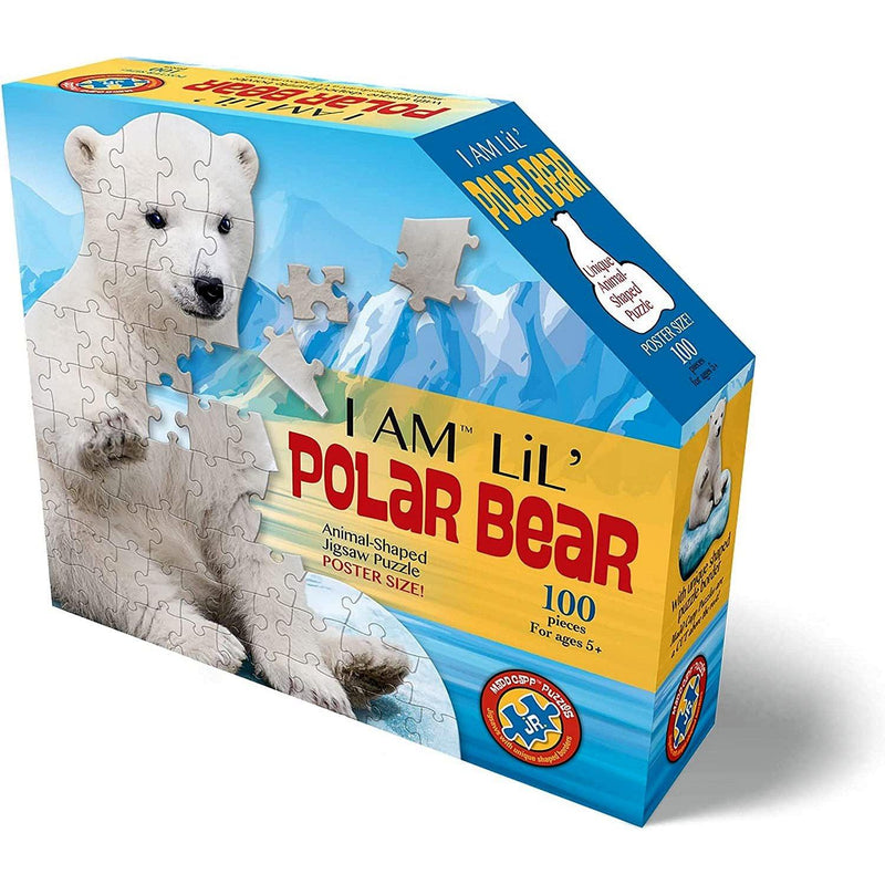 Madd Capp Puzzles - I Am Lil Polar Bear (100-Piece Puzzle) - Limolin 