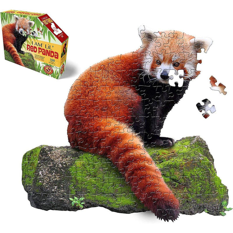 Madd Capp Puzzles - I Am Lil Red Panda (100-Piece Puzzle) - Limolin 