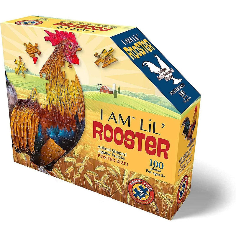 Madd Capp Puzzles - I Am Lil Rooster (100-Piece Puzzle) - Limolin 