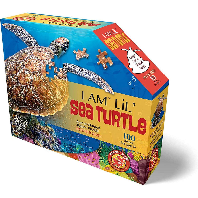 Madd Capp Puzzles - I Am Lil Sea Turtle (100-Piece Puzzle) - Limolin 