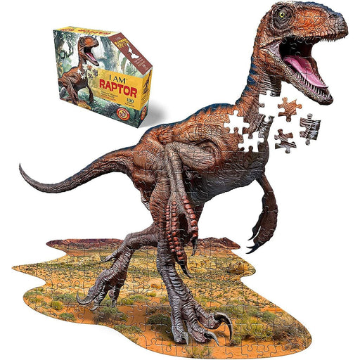 Madd Capp Puzzles - I Am Raptor (100-Piece Puzzle) - Limolin 