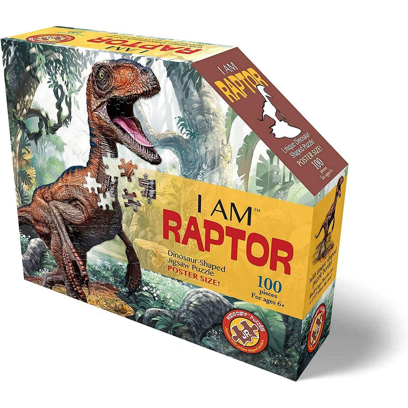 Madd Capp Puzzles - I Am Raptor (100-Piece Puzzle) - Limolin 