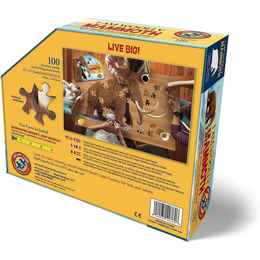 Madd Capp Puzzles - I Am Woolly Mammoth (100-Piece Puzzle) - Limolin 