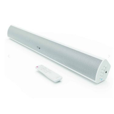 Majority - Bluetooth Sound Bar with Built in Subwoofer Teton 180W HDMI Arc & Aux/RCA with Remote Control - White - Limolin 