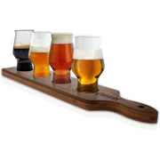 Masterbrew - Craft Beer Tasting Flight (Set of 4 With Wooden Paddle) - Limolin 