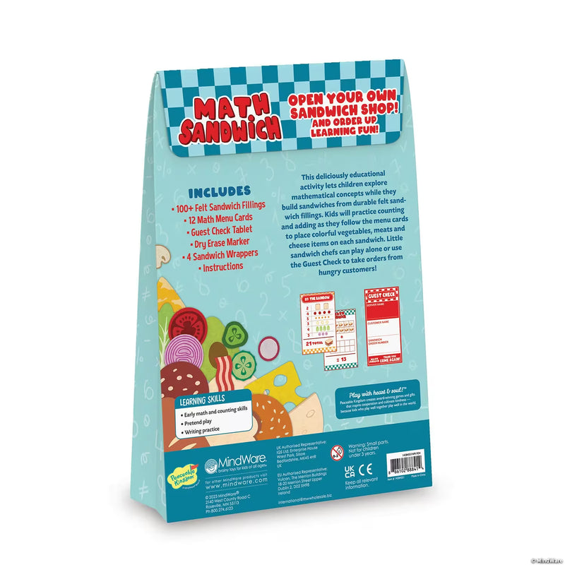 PEACEABLE KINGDOM - MATH SANDWICH