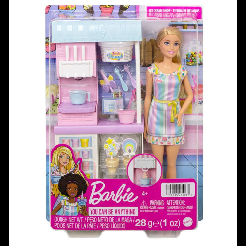Mattel - BARBIE - ICE CREAM SHOPKEEPER PLAYSET - Limolin 