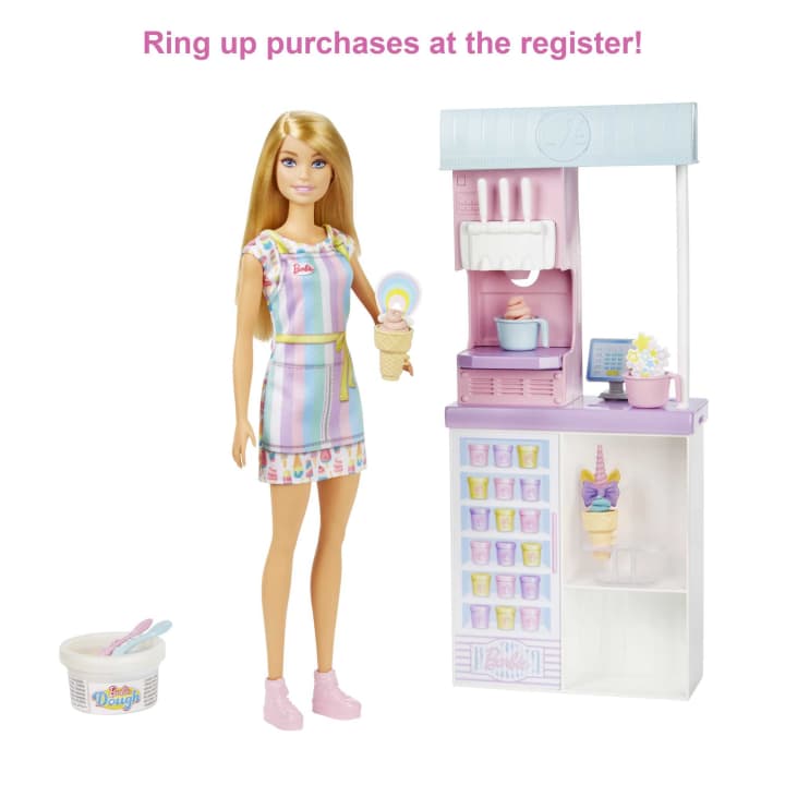 Mattel - BARBIE - ICE CREAM SHOPKEEPER PLAYSET - Limolin 