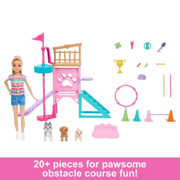 Mattel - Barbie - Stacie'S Puppy Playground Playset - Limolin 