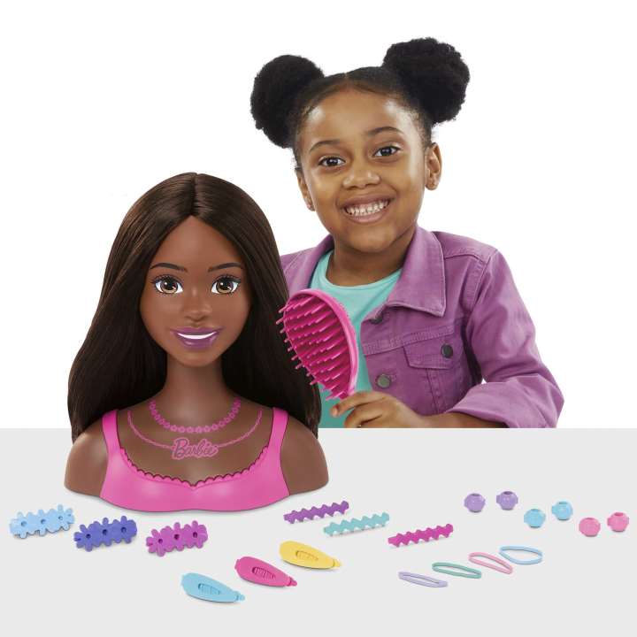 Mattel - Barbie - Styling Head - Black - Limolin 