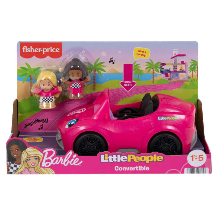 Mattel - Fp - Lp - Barbie Convertible Vehicle By Little People - Limolin 