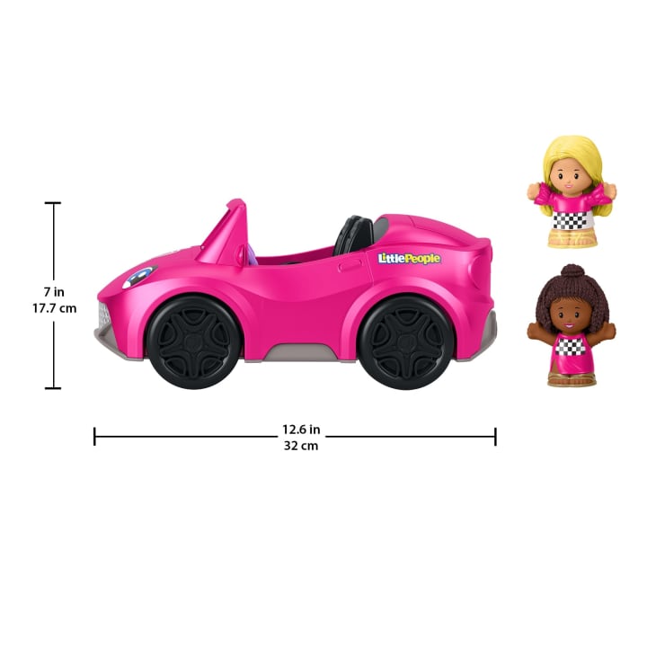 Mattel - Fp - Lp - Barbie Convertible Vehicle By Little People - Limolin 