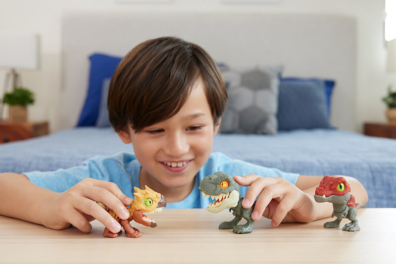 Mattel - JURASSIC WORLD - MIGHTY LITTLE BITER CDU ASST - Limolin 