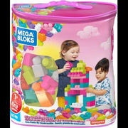 Mattel - MEGA BLOCKS - Big Building Bag (80 Blocks) - Pastel - Limolin 