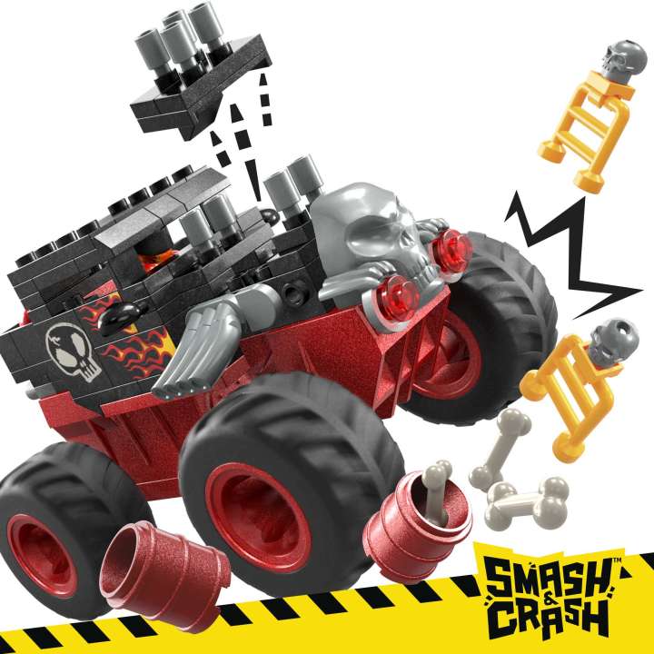Mattel - MEGA CONSTRUX - HOT WHEELS SMASH n' CRASH BONE SHAKER PLAYSET - Limolin 