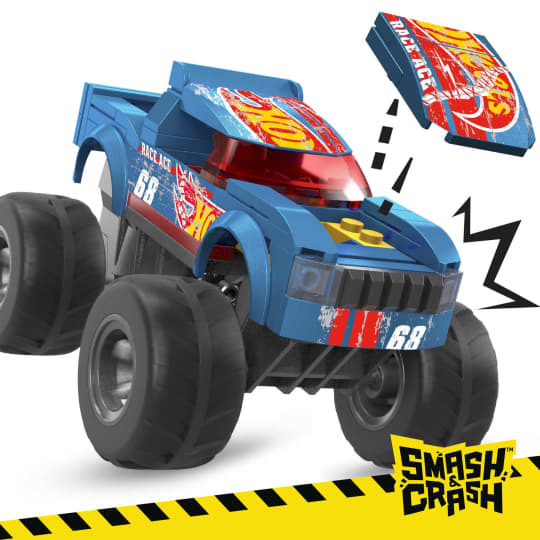 Mattel - MEGA CONSTRUX - HOT WHEELS SMASH n' CRASH RACE ACE  MT PLAYSET - Limolin 