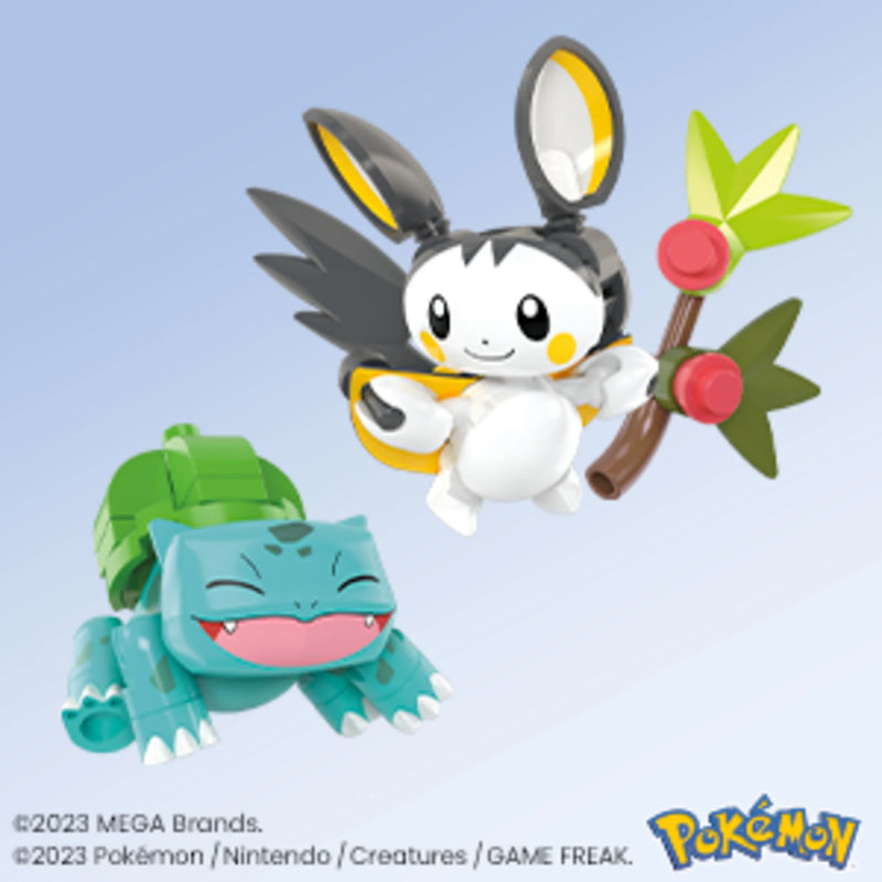Mattel - MEGA CONSTRUX - POKEMON - EMOLGA & BULBASAUR - Limolin 