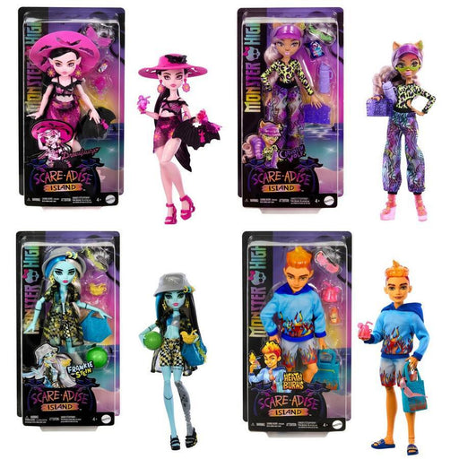 Mattel - MONSTER HIGH - SCARE-ADISE - ISLAND DOLL Assorted - Limolin 