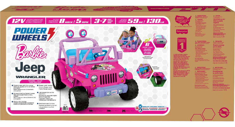 Mattel - Power Wheels - Barbie Jeep - Limolin 